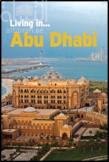 غلاف كتاب Living in Abu Dhabi