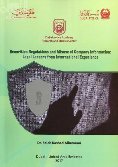 Securities Regulations and Misuse of Company Information: Legal Lessons from International Experience