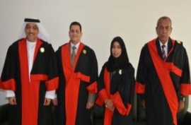 ماجستير إدارة الأزمات الأمنية بتقدير جيد جدا للباحثة فاطمة المزروعي