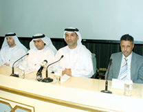 مؤتمرا صحافيا حول البرامج والفعاليات التي سيتضمنها معرض الشارقة الدولي للكتاب في دورته الجديدة