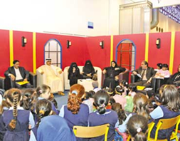 الخروفة الشعبية كانت محور مناقشات المقهى الثقافي للصغار