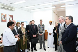 زار وفد هيئة المخطوطات الإسلامية العالمية (تيما) والتي تمثل مشروع عمل متخصصاً مرتبط بمركز الأمير الوليد بن طلال للدراسات الإسلامية بجامعة كامبردج في بريطانيا،ركز جمعة الماجد للثقافة والتراث في دبي