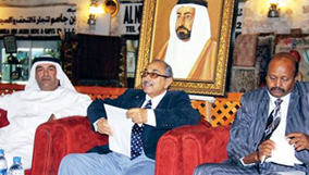 محاضرة ألقاها زكريا في منتدى الاثنين المسرحي في سوق العرصة في الشارقة القديمة تحت عنوان '' شكسبير . . ذلك المجهول''