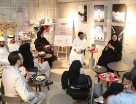 جلسة حوارية مع الكاتبة الإماراتية صالحة عبيد