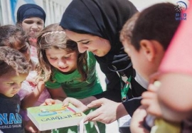 مبادرة &quot; كان ياما كان &quot; تزور الأطفال السوريين اللاجئين في المخيم الإماراتي الأردني