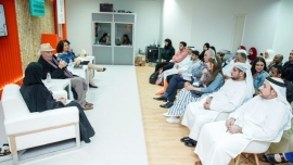 الأعرج وعز الدين يناقشان دور التدريب في اكتشاف المواهب الروائية