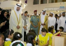 ولي عهد الشارقة يفتتح الدورة الثامنة لمهرجان الشارقة القرائي للطفل