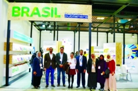 خلال لقاء بمعرض بولونيا لكتاب الطفل في إيطاليا - بحث التعاون بين الناشرين الإماراتيين والبرازيليين