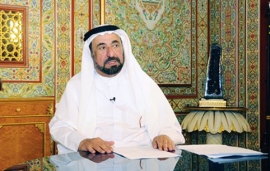 المؤتمرالعربي للثقافة والإعلام يمنح حاكم الشارقة جائزة التميز في دعم الإبداع الشعري