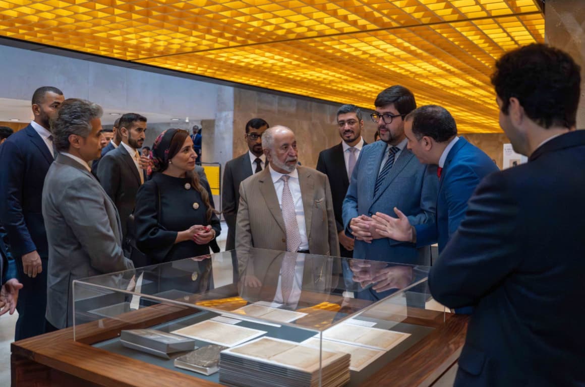 حاكم الشارقة يزور الأرشيف الوطني البرتغالي
