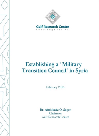 Establishing a "Military Transition Council' in Syria
