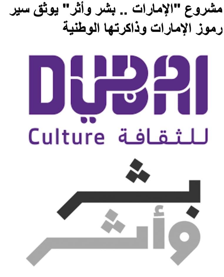Collage-style poster mixing Arab heritage photos and a stone bust with Arabic title text in the center.