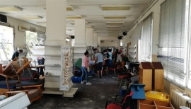 بدور القاسمي توجه بترميم المكتبات المتضررة من انفجار بيروت