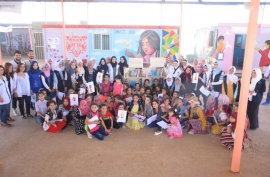 &quot;كلمات &quot; تهدي أطفال مخيم الزعتري بالأردن 2000 كتاب