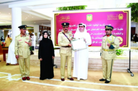 الفائزين في فئات جائزة شرطة دبي للإبداع البحثي في دورتها الأولى