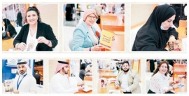 مؤلفات تغازل المكان في ركن التوقيعات في معرض الشارقة الدولي للكتاب