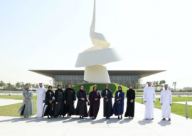 بدور القاسمي تلتقي نورة الكعبي في &quot;بيت الحكمة&quot;