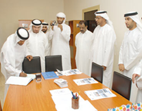 مكتبة في قصر البديع بالشارقة