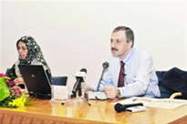 شارك مركز جمعة الماجد للثقافة والتراث في الأسبوع الثقافي " الوثيقة العمانية أثر حضاري وإرث معرفي "