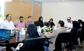 عقدت دائرة الثقافة والاعلام بعجمان اجتماعا مع شركة "تقنيات المكتبات" المتخصصة بإدارة ومعالجة المعلومات والربط الإلكتروني بين المكتبات