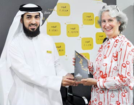 استقبلت الشيخة بدور بنت سلطان القاسمي، رئيسة المجلس الإماراتي لكتب اليافعين، الناشرة الكندية باتسي الدانا، الرئيسة السابقة للمجلس الدولي لكتب اليافعين