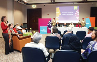 اللجنة المنظمة لمهرجان طيران الإمارات للآداب