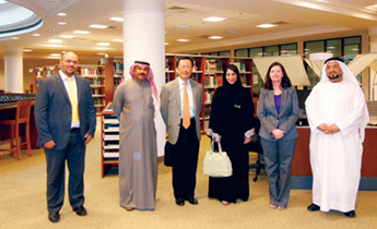 استقبلت الشيخة بدور بنت سلطان القاسمي رئيس جمعية الناشرين الإماراتيين في مكتبها يونغ سونك شي رئيس اتحاد الناشرين الدوليين