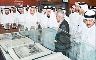 تفقد صاحب السمو الشيخ الدكتور سلطان بن محمد القاسمي عضو المجلس الأعلى، حاكم الشارقة  جاهزية معرض الشارقة الدولي للكتاب