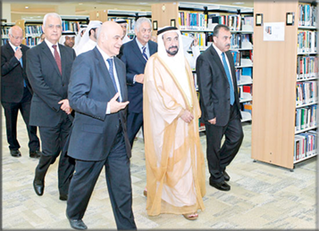 افتتاح مكتبة الطالبات الجديدة بجامعة الشارقة