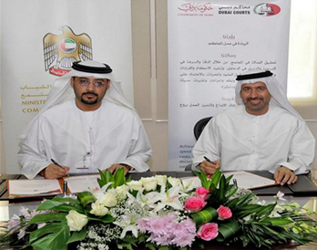 وقعت وزارة الثقافة والشباب وتنمية المجتمع ومحاكم دبي اتفاقية شراكة في فهرس الإمارات الوطني للمكتبات
