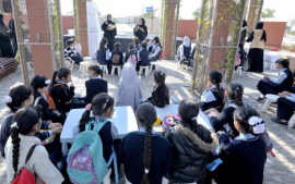 تحت مسمى «تحدي القراءة»، نظمت بلدية مدينة أبوظبي فعالية «اقرأ» في حديقة 30 زي بمدينة محمد بن زايد، بالتعاون مع هيئة أبوظبي للسياحة والثقافة