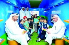 مشروع «المكتبة المتنقلة» لصالح طلبة المدارس الحكومية في إمارة أبوظبي