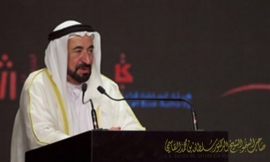 سلطان القاسمي يثري مكتبات الشارقة بكتب من مهرجان الشارقة القرائي بـ 2.5 مليون درهم