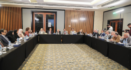 &quot;أبوظبي للغة العربية&quot; يناقش قضايا صناعة النشر العربي مع اتحاد الناشرين العرب ورؤساء الاتحادات الإقليمية