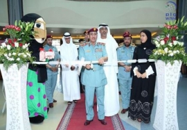 قائد عام شرطة رأس الخيمة يدشن معرض مبادرة "لنقرأ"