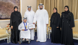 محمد الشرقي يلتقي الطالب سليمان العنتلي الفائز بـ &quot;تحدي القراءة&quot;