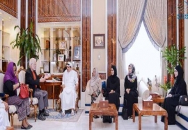 حاكم عجمان يطلع على أهداف مشروع سيمفونية الربع الخالي