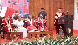 دكتوراه فخرية لسلطان القاسمي من جامعة كاليكوت