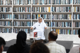 عبدالله صالح يوقع «طوايا» في مكتبة محمد بن راشد