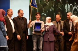 بمشاركة 400 ألف طالب و5080 مشرفاً و2333 مدرسة - قسام صبيح بطل فلسطين في تحدي القراءة العربي 3 - 2018
