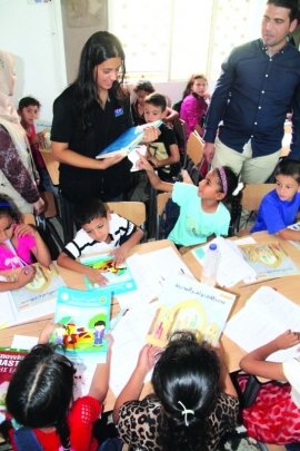 40 ألف كتاب من &quot;دبي العطاء&quot; للاجئين السوريين في الأردن