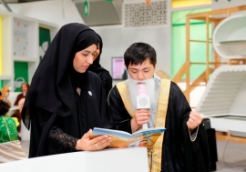 حصة بوحميد تشارك في مهرجان القارئ الصغير