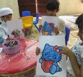 أنشطة قرائية وتمثيل وورش للتلوين في «مقيظ الحصن»