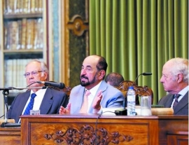 ناقش كتاب «رحلة بالغة الأهمية» في أكاديمية لشبونة - سلطان: صفحات التاريخ لاتكتب بالقوة بل بالعدالة