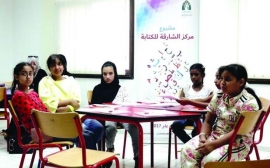 ورشة الكتابة بالمحاكاة في مركز الطفل بالحيرة