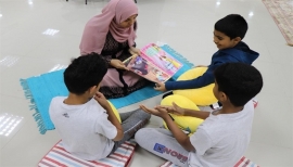 الجامعة القاسمية تُنظم فعالية "قراءتي سعادتي" للأيتام