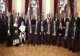 سلطان القاسمي يلتقي القائمين على معرض ساو باولو للكتاب ويشهد إعلان الشارقة ضيف شرف المعرض في 2018