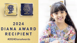 «الظبي» أول طفلة إماراتية تُكرّم بجائزة الأميرة ديانا 2024