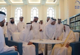 حاكم الشارقة يدشن مشروع مكتبات المساجد ويفتتح مكتبة مسجد الامام ابن الجزري
