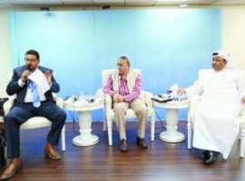 الروائي والشاعر حارب الظاهري مؤلف رواية الصعود إلى السماء